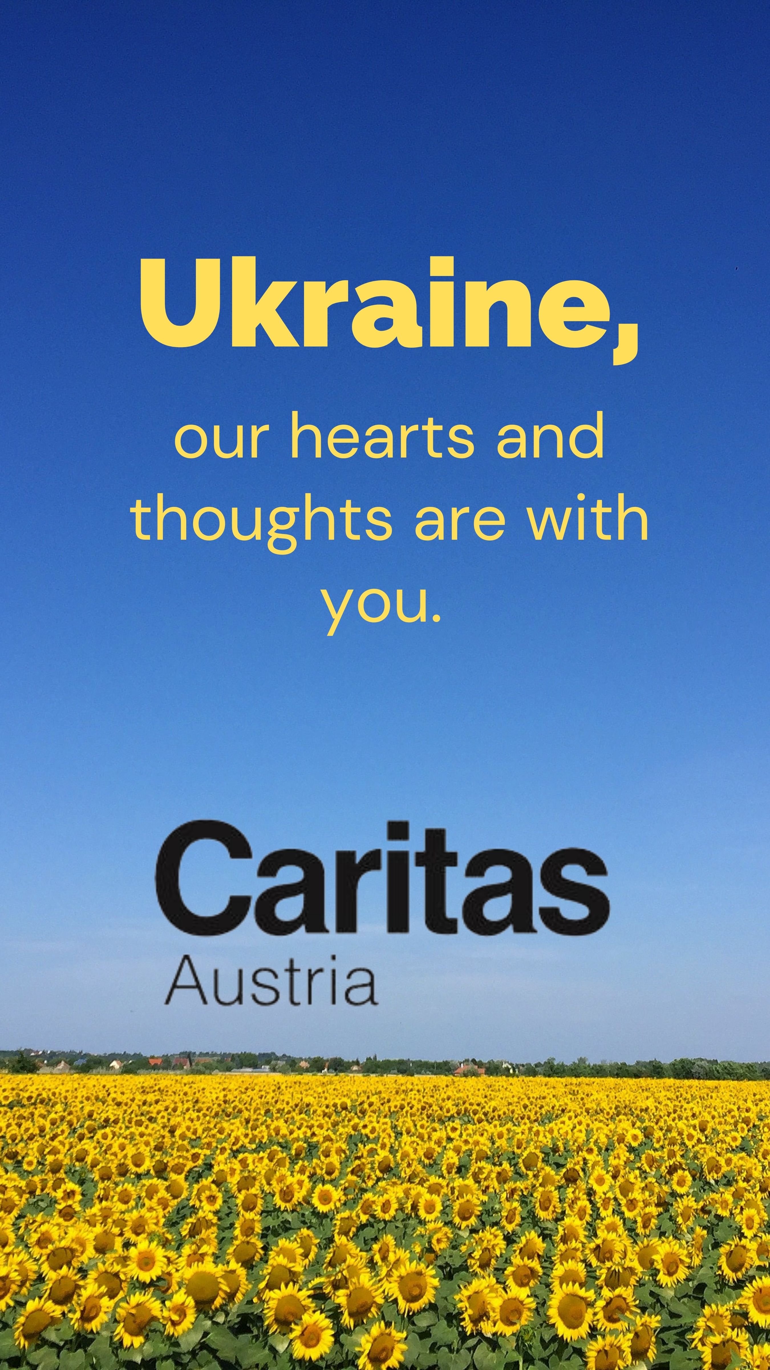 Huge gratitude for Caritas Austria