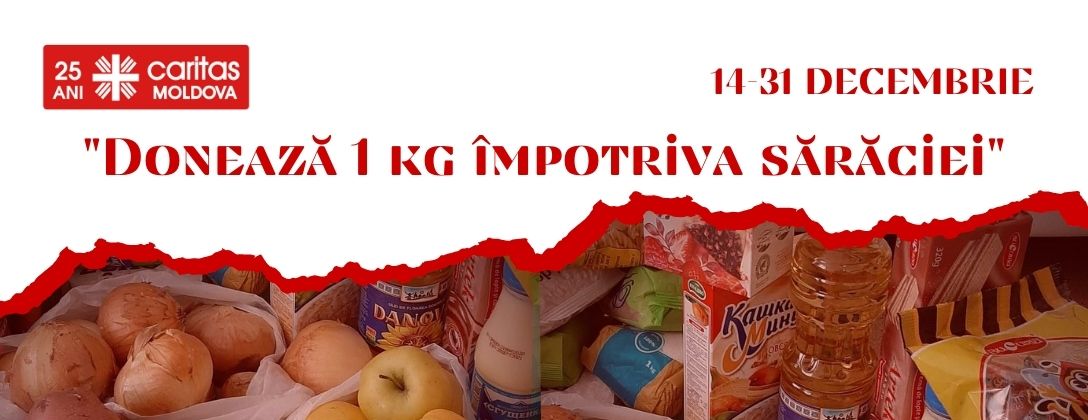 "Donate 1 kg against poverty" Campaign